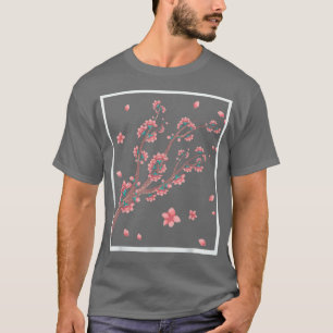 Camiseta Flor rosa japonesa florece en cerezo Sakura