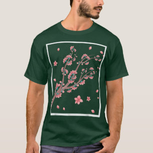 Camiseta Flor rosa japonesa florece en cerezo Sakura