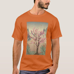 Camiseta Flor rosa japonesa sakura Bonito cereza