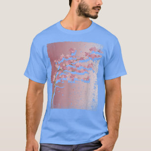 Camiseta Flor rosa japonesa Sakura Japón Floral cereza flor