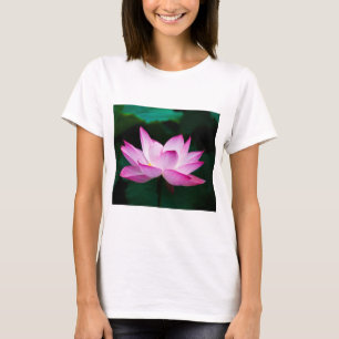 Camiseta Flor rosa Lotus