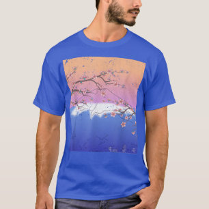 Camiseta Flor rosa sakura japonesa flor cerezo floral