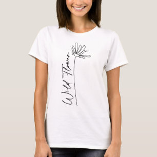 Camiseta Flor salvaje