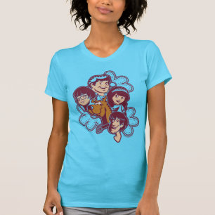 Camiseta Flor Scooby-Doo de Paisely y la cuadrilla