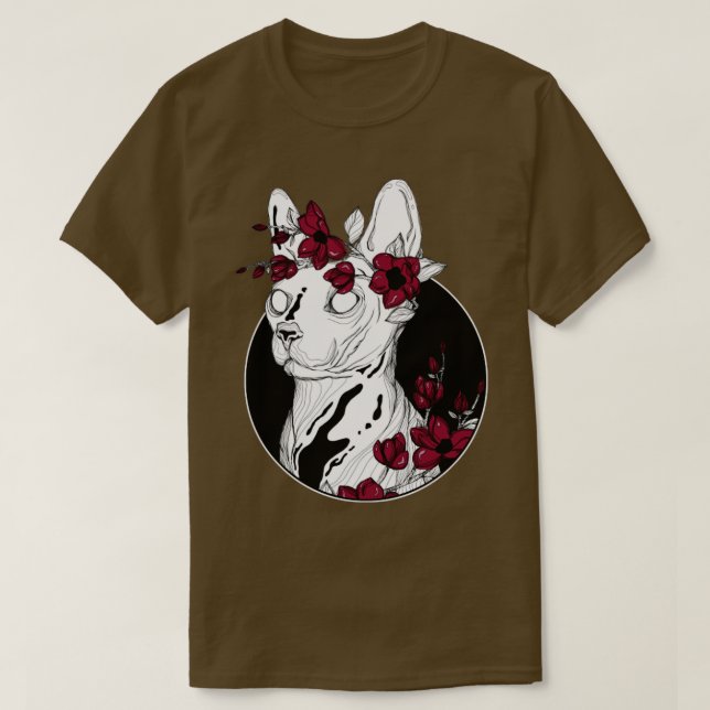 Camiseta Flor Sfinx (Diseño del anverso)