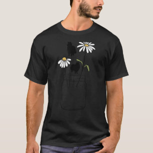 Camiseta Flor Sheltie Shetland Sheepdog mamá