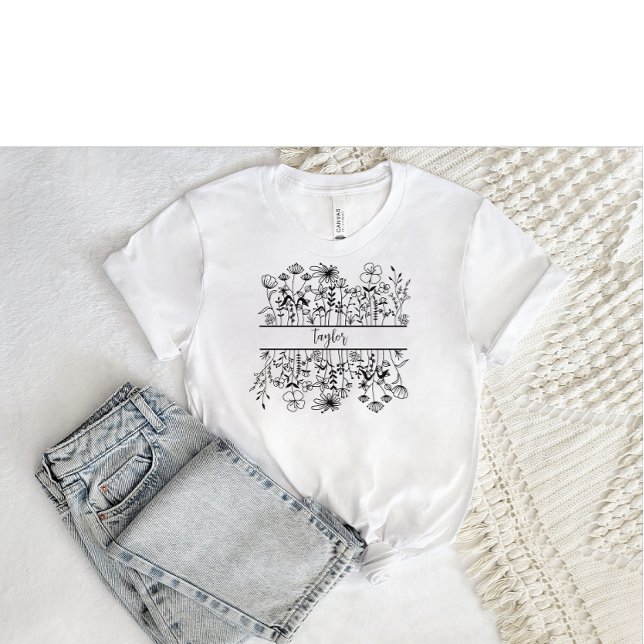 Camiseta Flor silvestre (Subido por el creador)