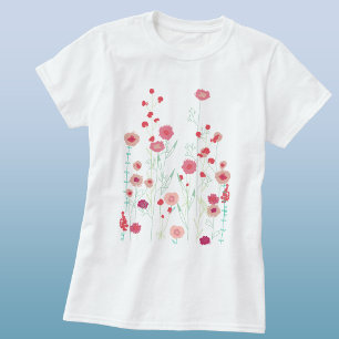 Camiseta Flor silvestre Boho