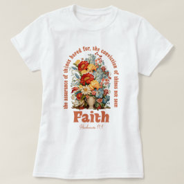 Camiseta Flor silvestre Christian Boho Faith