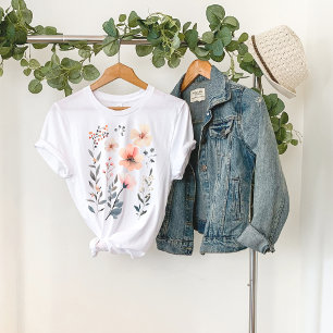 Camiseta Flor Silvestre-Flor-Cute