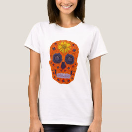 Camiseta Flor Skull 1