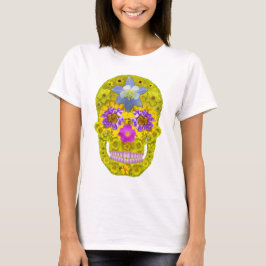 Camiseta Flor Skull 3