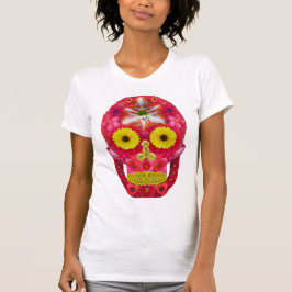 Camiseta Flor Skull 6