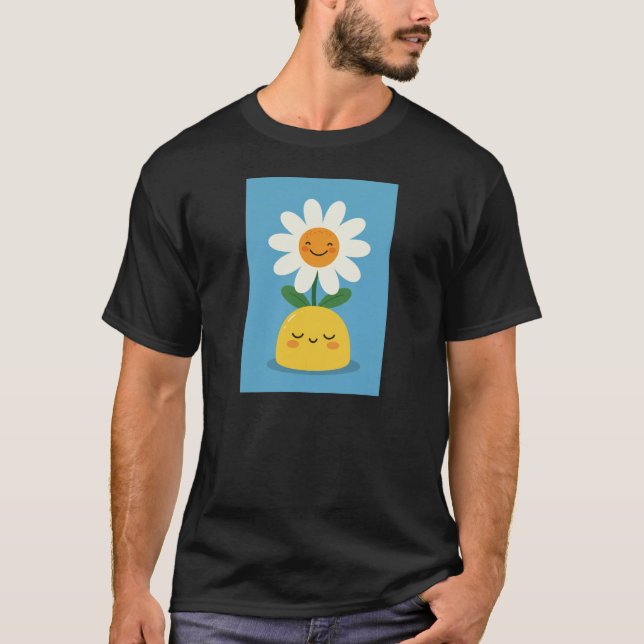 Camiseta Flor sonriente (Anverso)