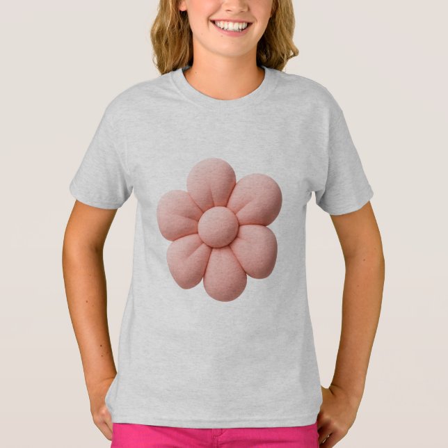 Camiseta Flor suave Un toque suave de la naturaleza (Anverso)