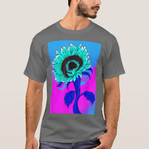 Camiseta Flor Sunshine Synthwave Floral Retro Vaporwave S