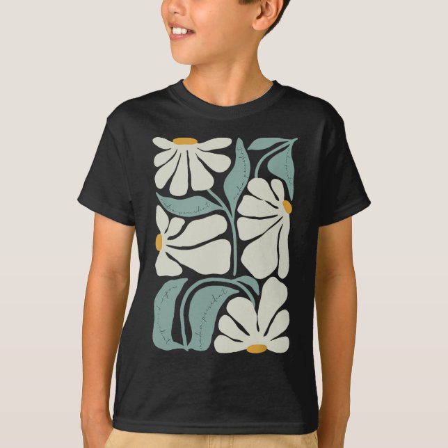 Camiseta Flor sutil Kamala Harris Boho Estética (Anverso)