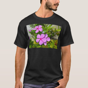 Camiseta Flor tropical climática con hojas verdes para el p