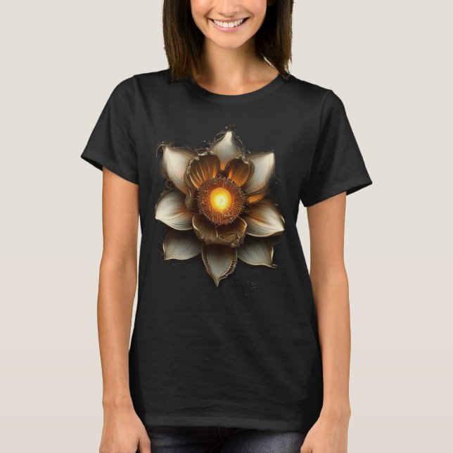 Camiseta Flor victoriana (Anverso)