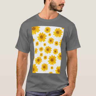 Camiseta Flor Vintage Flor de color agua hermosa