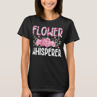 Camiseta Flor Whisperer - Funny Florist