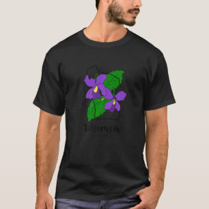 Camiseta Flor Wisconsin Wood Violet