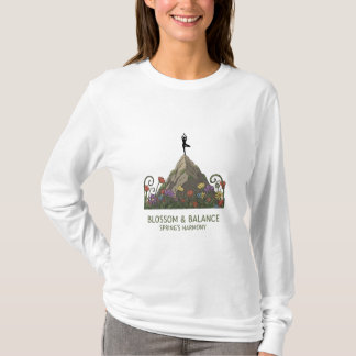 Camiseta Flor y Equilibrio | Postura del Árbol de Yoga Armo