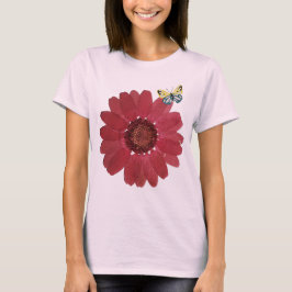 Camiseta Flor y mariposa
