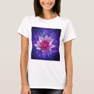 Camiseta Flor y significado de loto rosada