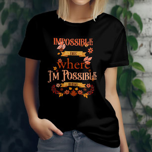 Camiseta Flora de acuarela inspiradora de color rojo vintag