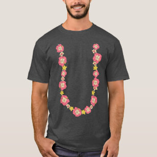 Camiseta Flora tropical de verano de cadena de flores de Ha