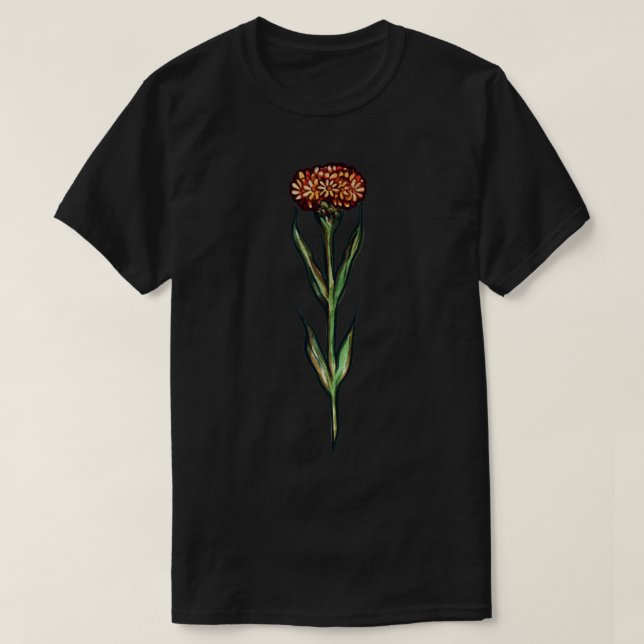 Camiseta Flora vintage (Diseño del anverso)