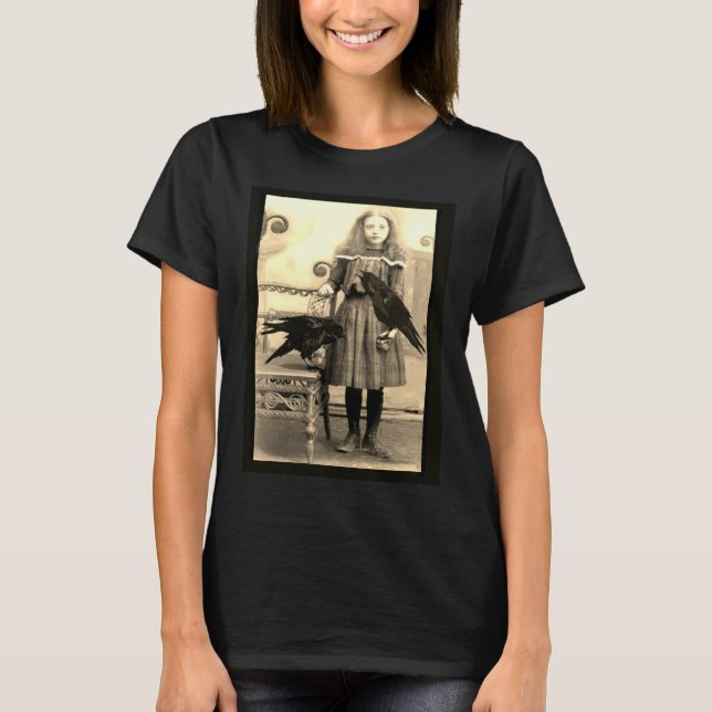 Camiseta Flora y su Mascota Ravens (Anverso)