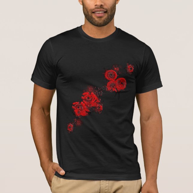 Camiseta floración del bombardeo (Anverso)
