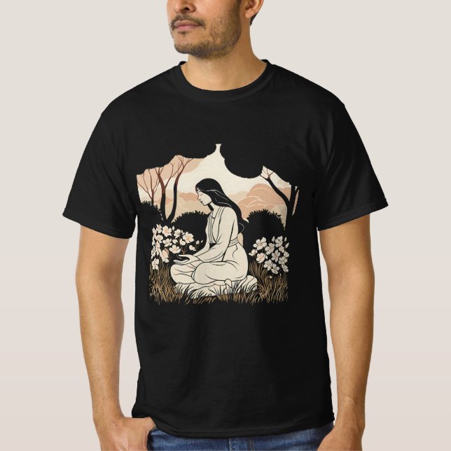 Camiseta “Floración silenciosa” (Anverso)