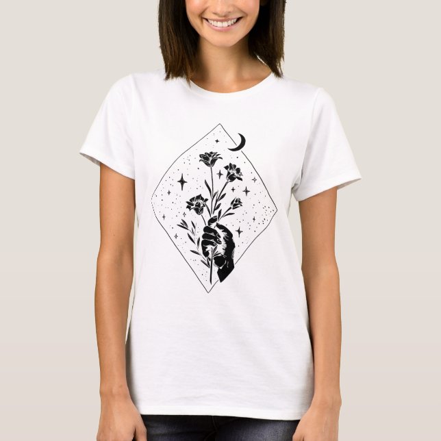 Camiseta floral (Anverso)