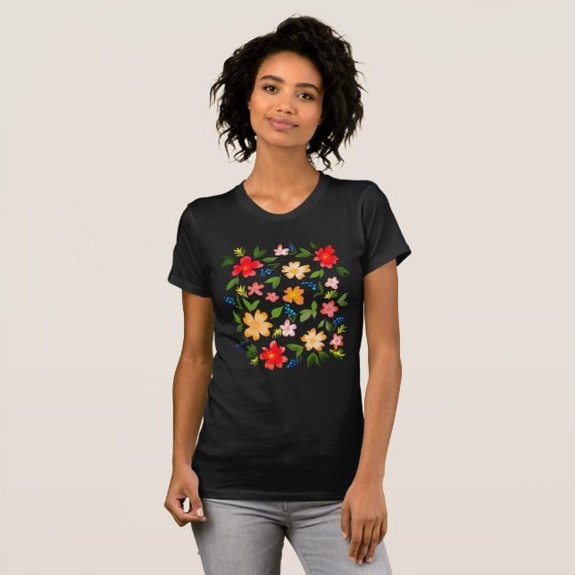 Camiseta Floral (Anverso completo)