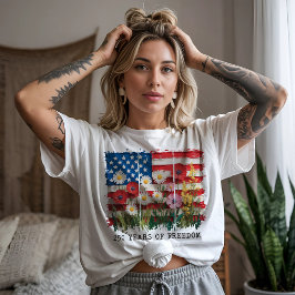 Camiseta Floral 250 Años de Libertad