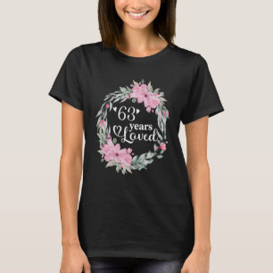 Camiseta Floral 63 años de edad Buda Presente Hombres Mujer