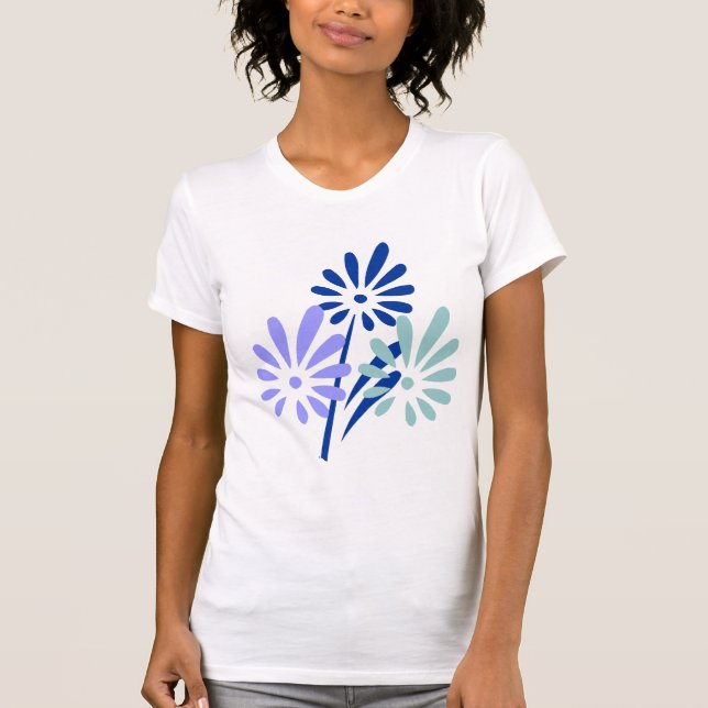 Camiseta Floral abofetea té femenino (Anverso)