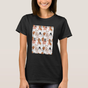 Camiseta Floral abstracto moderno de mujer boho patrón bohe