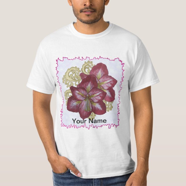 Camiseta Floral Amaryllis  (Anverso)
