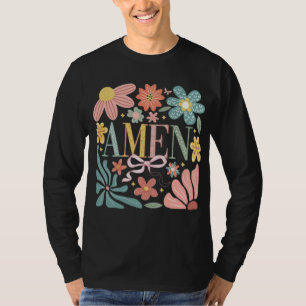 Camiseta Floral Amen Art