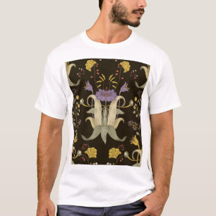 Camiseta Floral Art Nouveau: Patrón de época