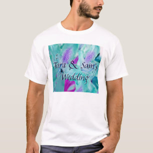 Camiseta Floral azul