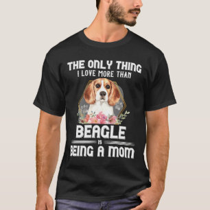 Camiseta Floral Beagle Puppy Dueño Perro Madre Madre Madre
