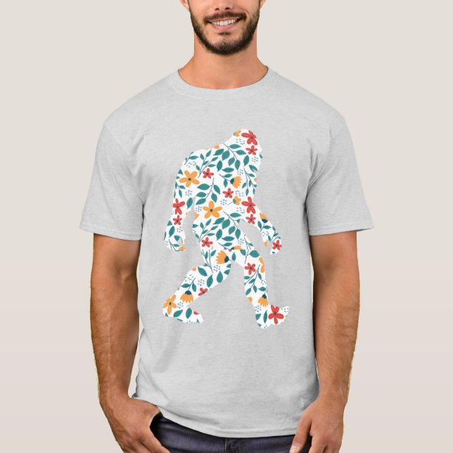 CAMISETA FLORAL BIGFOOT (Anverso)