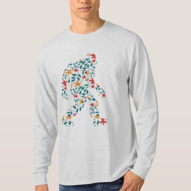 CAMISETA FLORAL BIGFOOT (Anverso)