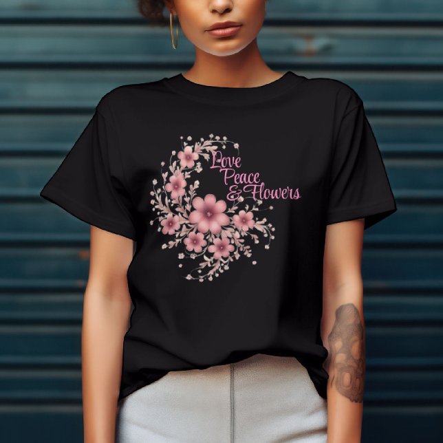 Camiseta Floral Blossom Swirl (Subido por el creador)