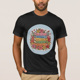 Camiseta Floral Bookworm | Lectura Linda y Uvas Ro